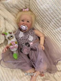 GORGEOUS Reborn Baby GIRL Doll BRIANNA was Jupiter by Melody Hess COMPLETED COA