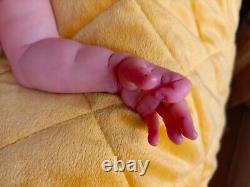 Genuine Reborn Tiger Lily Long (Sole) Reborn Doll By Cassie Brace With COA