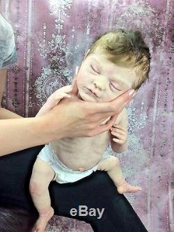 Gorgeous FULL BODY SILICONE Lifelike ECOFLEX Reborn Baby Girl Doll FB