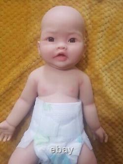 Gorgeous Full Body Silicone Asian Reborn Baby Boy. Newborn Size