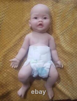 Gorgeous Full Body Silicone Asian Reborn Baby Boy. Newborn Size