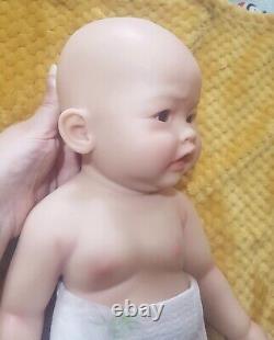 Gorgeous Full Body Silicone Asian Reborn Baby Boy. Newborn Size