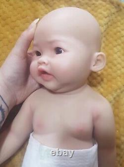 Gorgeous Full Body Silicone Asian Reborn Baby Boy. Newborn Size
