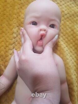 Gorgeous Full Body Silicone Asian Reborn Baby Boy. Newborn Size