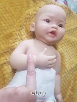 Gorgeous Full Body Silicone Asian Reborn Baby Boy. Newborn Size