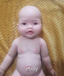 Gorgeous Full Body Silicone Asian Reborn Baby Boy. Newborn Size