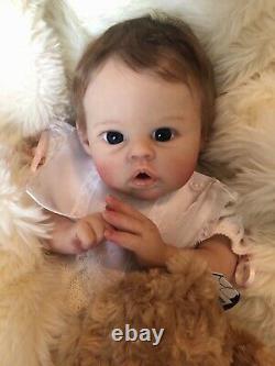 Gorgeous Partial Silicone Baby Girl JUNE by Bonnie Sieben Made By Ellies Babies