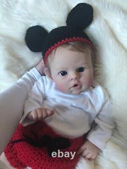 Gorgeous Partial Silicone Baby Girl JUNE by Bonnie Sieben Made By Ellies Babies