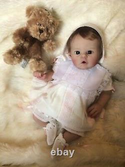 Gorgeous Partial Silicone Baby Girl JUNE by Bonnie Sieben Made By Ellies Babies