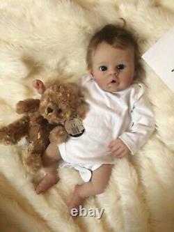 Gorgeous Partial Silicone Baby Girl JUNE by Bonnie Sieben Made By Ellies Babies