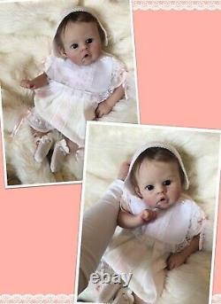 Gorgeous Partial Silicone Baby Girl JUNE by Bonnie Sieben Made By Ellies Babies