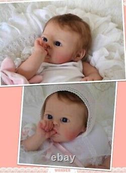 Gorgeous Partial Silicone Baby Girl JUNE by Bonnie Sieben Made By Ellies Babies