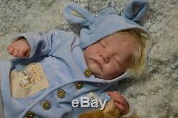 Gorgeous Reborn Baby BOY LEVI by Bonnie Brown Ltd 1st Edn 104/1995 COMPLETE Doll