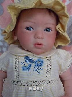 Gorgeous Reborn Baby Girl Doll Maike by Gudrun Legler Resell