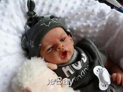 HANLEY reborn doll life like realistic baby lil yawn limited edition pro artist