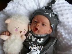 HANLEY reborn doll life like realistic baby lil yawn limited edition pro artist