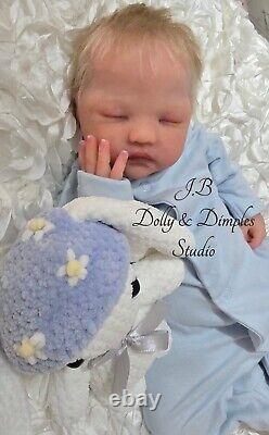 Haven (boy) By Izzy Zhao painted and rooted by jo birch reborn doll baby