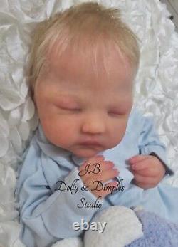 Haven (boy) By Izzy Zhao painted and rooted by jo birch reborn doll baby