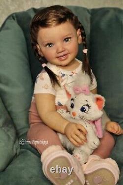 High End Reborn Baby Doll Toddler Cammi By Ping Lau