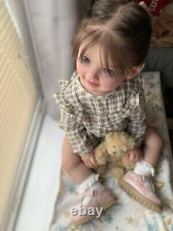 High End Reborn Baby Doll Toddler Cammi By Ping Lau