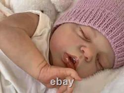 High Quality Soft Body Skin Reborn Doll Lifelike Unisex Baby Boy Girl Toy Gift