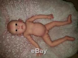 Huge Full Body Silicone Baby Girl 23 BLANK UNPAINTED KIT