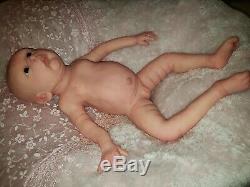 Huge Full Body Silicone Baby Girl 23 BLANK UNPAINTED KIT