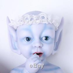 IVITA 15'' Avatar Silicone Reborn Baby Small Fairy GIRL Silicone Doll 1300g