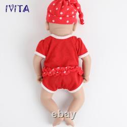 IVITA 15'' Full Body Silicone Reborn Baby Doll Realistic Girl Doll