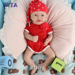 IVITA 15'' Full Body Silicone Reborn Baby Doll Realistic Girl Doll