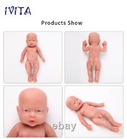 IVITA 16'' Full Body Silicone Reborn Baby Boy Dolls Lifelike Silicone Doll