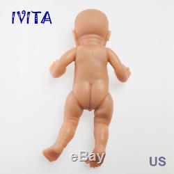 IVITA 16'' Hair Painted Full Body Silicone Reborn Baby Doll Boy Lifelike Infant
