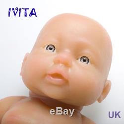 IVITA 16-inch Full Platinum Silicone Reborn Bady Doll Realistic Girl Doll