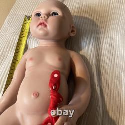 IVITA 17 Adorable Girl Infant Newborn Lifelike Full Silicone Reborn Doll