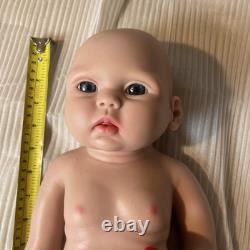 IVITA 17 Adorable Girl Infant Newborn Lifelike Full Silicone Reborn Doll