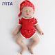 Ivita 17'' Boy And Girl Newborn Full Silicone Sleeping Baby Doll Reborn Baby