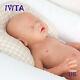 Ivita 18'' Full Body Soft Silicone Baby Eyes-closed Boy Sleeping Reborn Doll