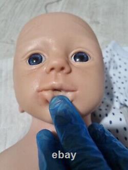 IVITA 18 Full Silicone Doll GIRL Lifelike Reborn Baby Doll Therapy Gifts