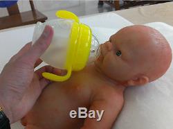 IVITA 18'' Reborn Boy Dolls Realistic Silicone Reborn Baby Can Take a Pacifier