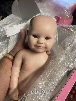 IVITA 19'' Floppy Silicone Reborn Baby Boy OOAK Doll Preemie Xmas Kids Gift