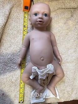 IVITA 19'' Floppy Silicone Reborn Baby Boy OOAK Doll Preemie Xmas Kids Gift