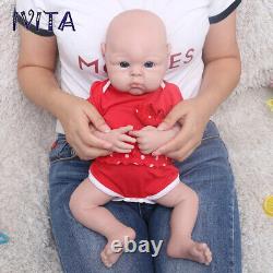 IVITA 19'' Floppy Silicone Reborn Baby Girl Handmade Silicone Doll Kids Gift