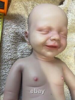 IVITA 19'' Handmade Silicone Reborn Girl Doll Eyes Closed Sleeping Baby Gift