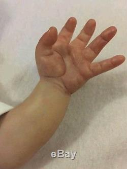 IVITA 19'' Reborn Baby Doll Girl Lifelike Newborn Preemie Full Body Silicone
