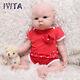 Ivita 19in Floppy Silicone Reborn Baby Girl Squishy Silicone Doll Kids Gift