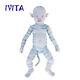 Ivita 20'' Avatar Eyes Closed Full Silicone Reborn Baby Boy Lifelike Doll 2900g