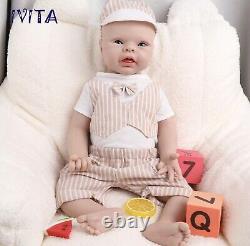 IVITA 20'' Handmade Reborn Baby Boy Lifelike Full Body Silicone Boy Doll