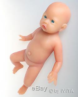 IVITA 20'' Lifelike Baby Girl Doll Full Body Soft Silicone Reborn Newborn Dolls