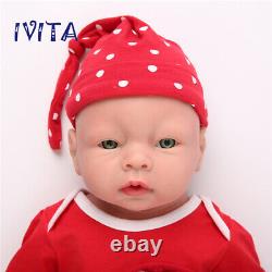 IVITA 20'' Silicone Reborn Baby GIRL Dolls Realistic Baby Lifelike Baby Gift