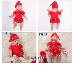 IVITA 20'' Silicone Reborn Baby GIRL Dolls Realistic Baby Lifelike Baby Gift